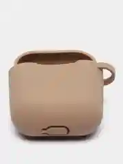 Коричневый силиконовый чехол для AirPods 1 и AirPods 2