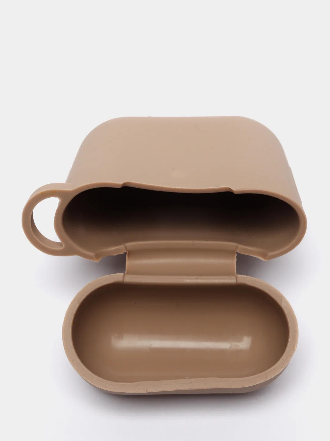 Коричневый силиконовый чехол для AirPods 1 и AirPods 2