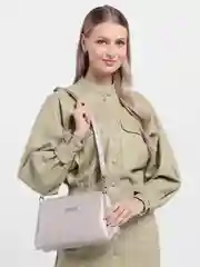 Серый женская сумка объемная