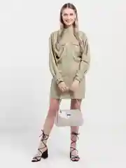 Серый женская сумка объемная