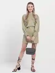 Сумка женская,молодёжная, серая.