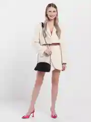 Черный женская сумка с цепочкой