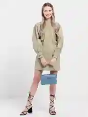 Голубой женская сумка