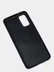 Черный чехол Samsung Galaxy S20, Самсунг Галакси С20 силиконовый магнитный с кольцом Rock