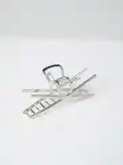 Серебряный заколка-краб для волос металл