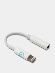 Aux переходник для IPHONE Lightning - 3,5 mm Jack адаптер для Айфон наушников 3.5мм