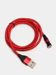 Красный магнитный кабель USLION USB