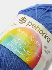 Голубой пряжа Пехорка "Детская новинкa", акрил, 50 г, 200 м
