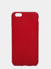 Чехол для iPhone 6s Plus силиконовый, матовый, однотонный