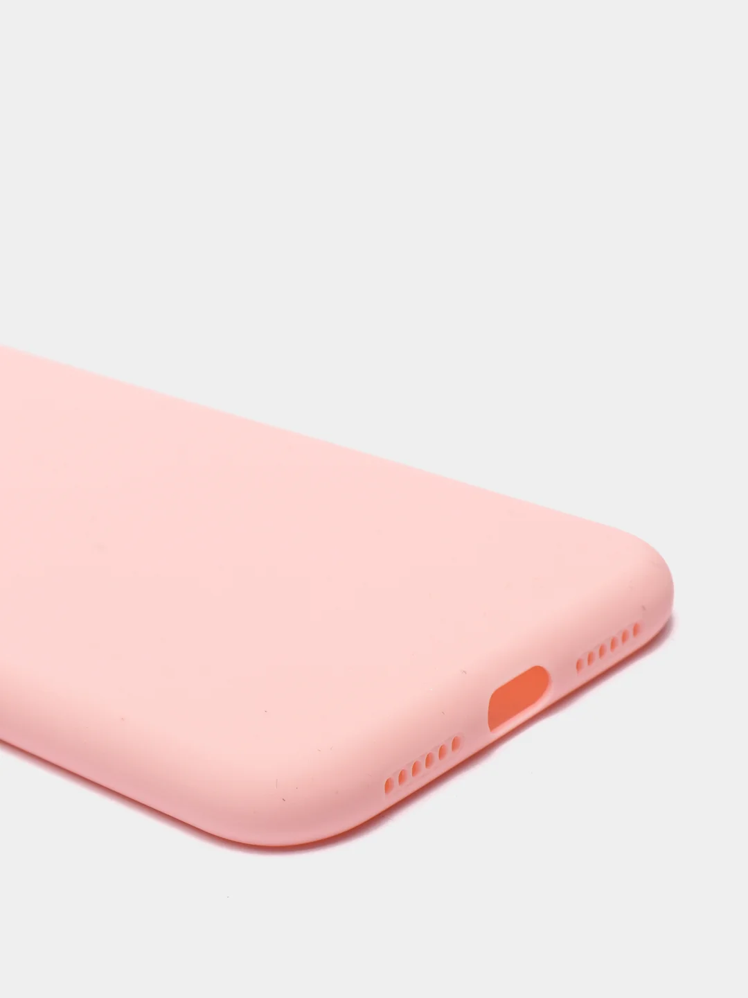 Розовый чехол iPhone 11 14 13 12 Pro Mini Plus XR 7 8 SE 2020 силиконовый (Айфон ХР Про Мини Плюс)