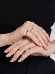 Золотой женское кольцо комлект 3 шт