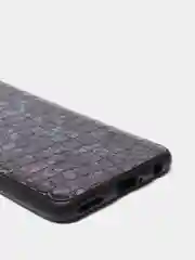 Черный чехол Huawei Honor 30s, Хуавей Хонор 30с силиконовый, имитация змеиной кожи
