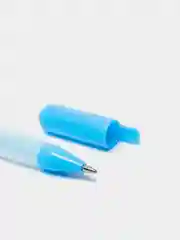 Голубой ручка гелевая глянцевая