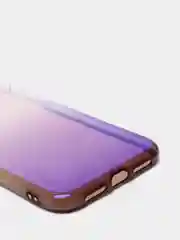 Синий меланж чехол iPhone XR, Xs Max силиконовый прозрачный с градиентом