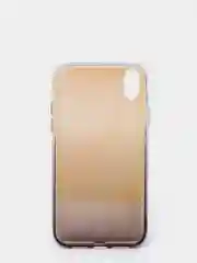 Синий меланж чехол iPhone XR, Xs Max силиконовый прозрачный с градиентом