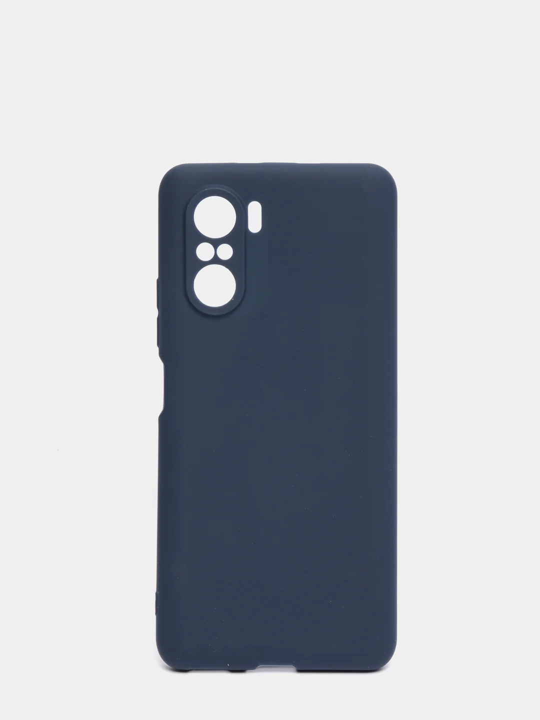 Темно-синий чехол Xiaomi Redmi K40 Pro / K40 Pro Plus / K40, К40 Про Плюс, силиконовый цветной матовый