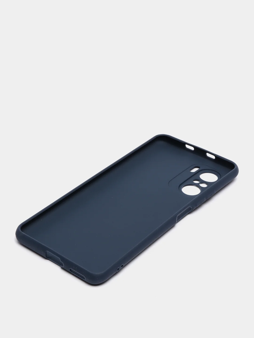 Темно-синий чехол Xiaomi Redmi K40 Pro / K40 Pro Plus / K40, К40 Про Плюс, силиконовый цветной матовый