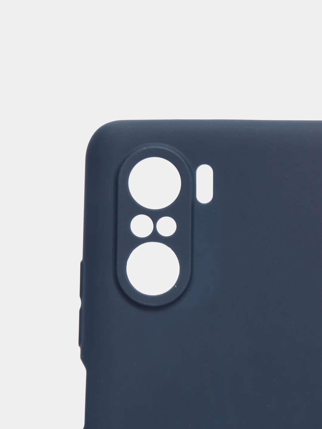 Темно-синий чехол Xiaomi Redmi K40 Pro / K40 Pro Plus / K40, К40 Про Плюс, силиконовый цветной матовый