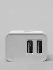 Сетевое зарядное устройство с двумя разъемами USB, 2.4А, Perfeo