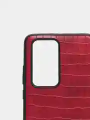 Красный чехол для Huawei P30 Lite/P40/P40Lite/P40 Pro/Honor 8S/8A/Y5 19/Y6 19/Y6p, вставка из кожи