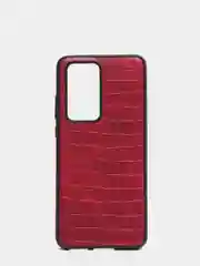 Красный чехол для Huawei P30 Lite/P40/P40Lite/P40 Pro/Honor 8S/8A/Y5 19/Y6 19/Y6p, вставка из кожи