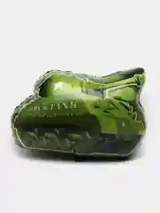 Зеленый фольгированный шар "Машинки"