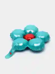 Голубой фольгированные шары