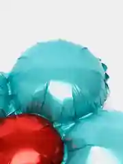 Голубой фольгированные шары