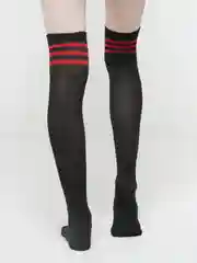 Красный гольфы женские