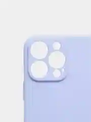 Лавандовый силиконовый чехол с шёлковым покрытием для iPhone 13 Mini, 13 Pro Max