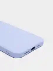 Лавандовый силиконовый чехол с шёлковым покрытием для iPhone 13 Mini, 13 Pro Max
