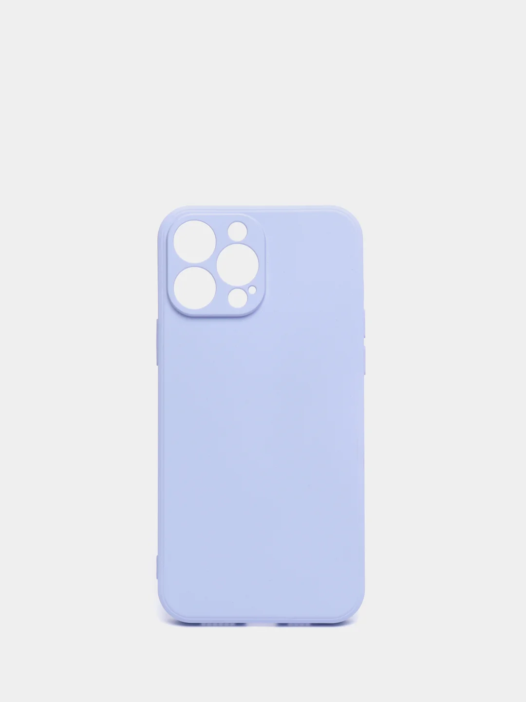 Лавандовый силиконовый чехол с шёлковым покрытием для iPhone 13 Mini, 13 Pro Max