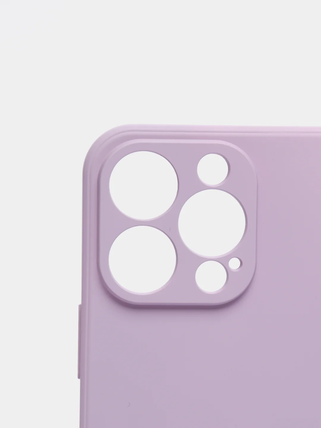 Сиреневый силиконовый чехол с шёлковым покрытием для iPhone 13 Mini, 13 Pro Max