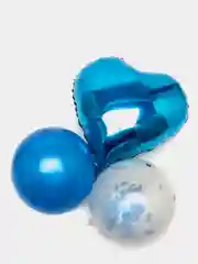 Синий набор воздушных шаров, 14 штук