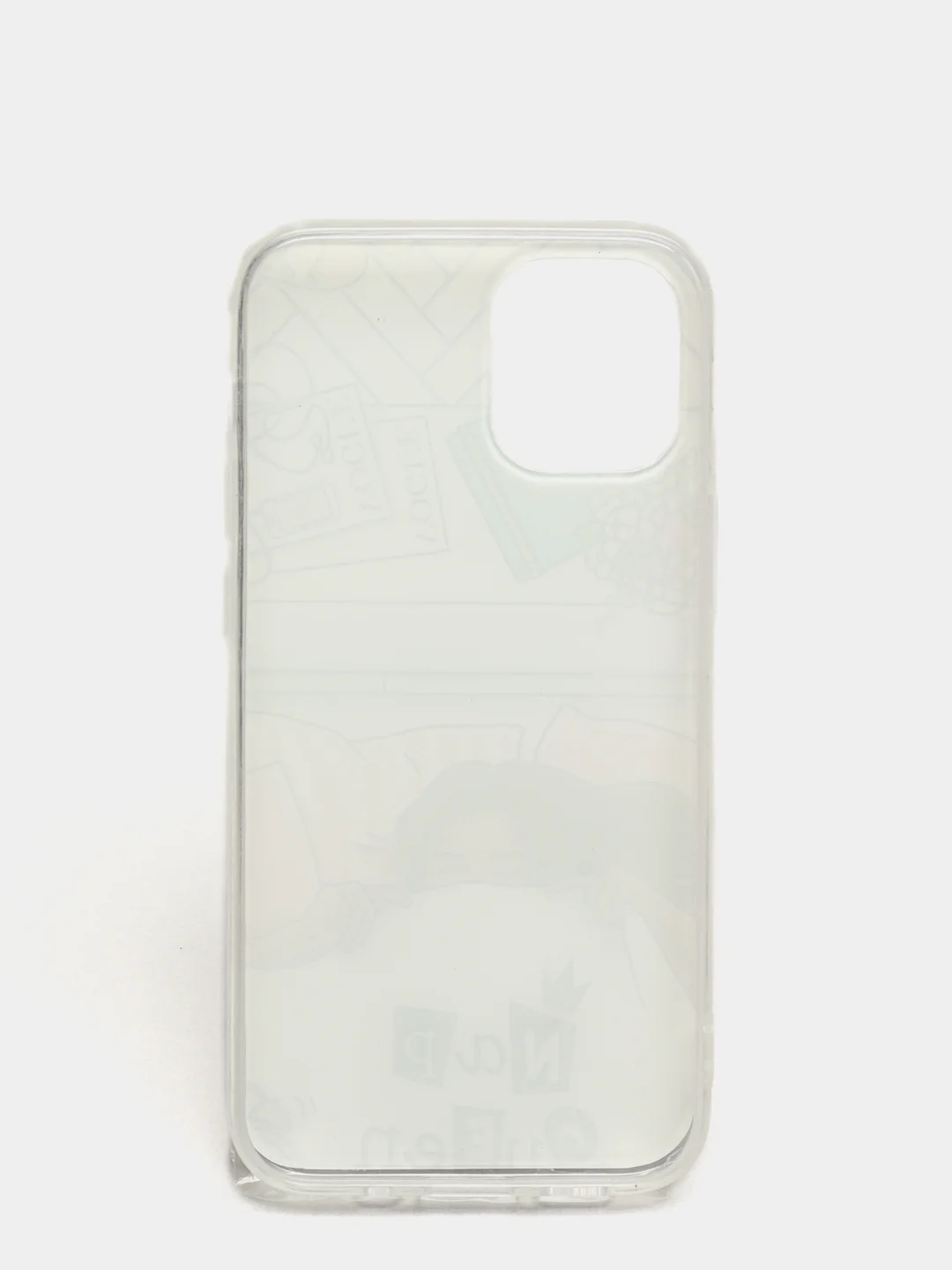Ледяной чехол iPhone 12 / 12 Pro, 12 Pro Max, 12 Mini чехол силиконовый с рисунком
