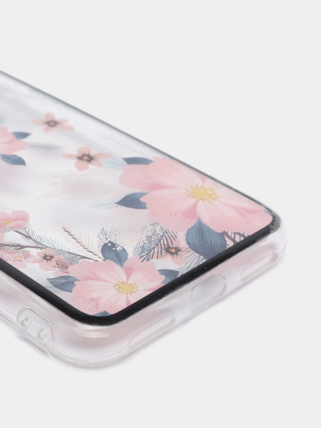 Розовый чехол Huawei Y6 2018/ Honor 7C / 7A Pro /Y6 Prime (5,7"), Хонор 7С, прозрачный с рисунком