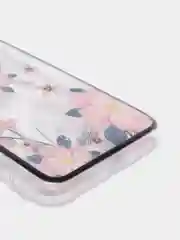 Розовый чехол Huawei Y6 2018/ Honor 7C / 7A Pro /Y6 Prime (5,7"), Хонор 7С, прозрачный с рисунком