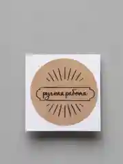 Серый наклейки "handmade"