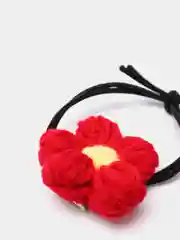 Красный красный цветок. Резинка для волос