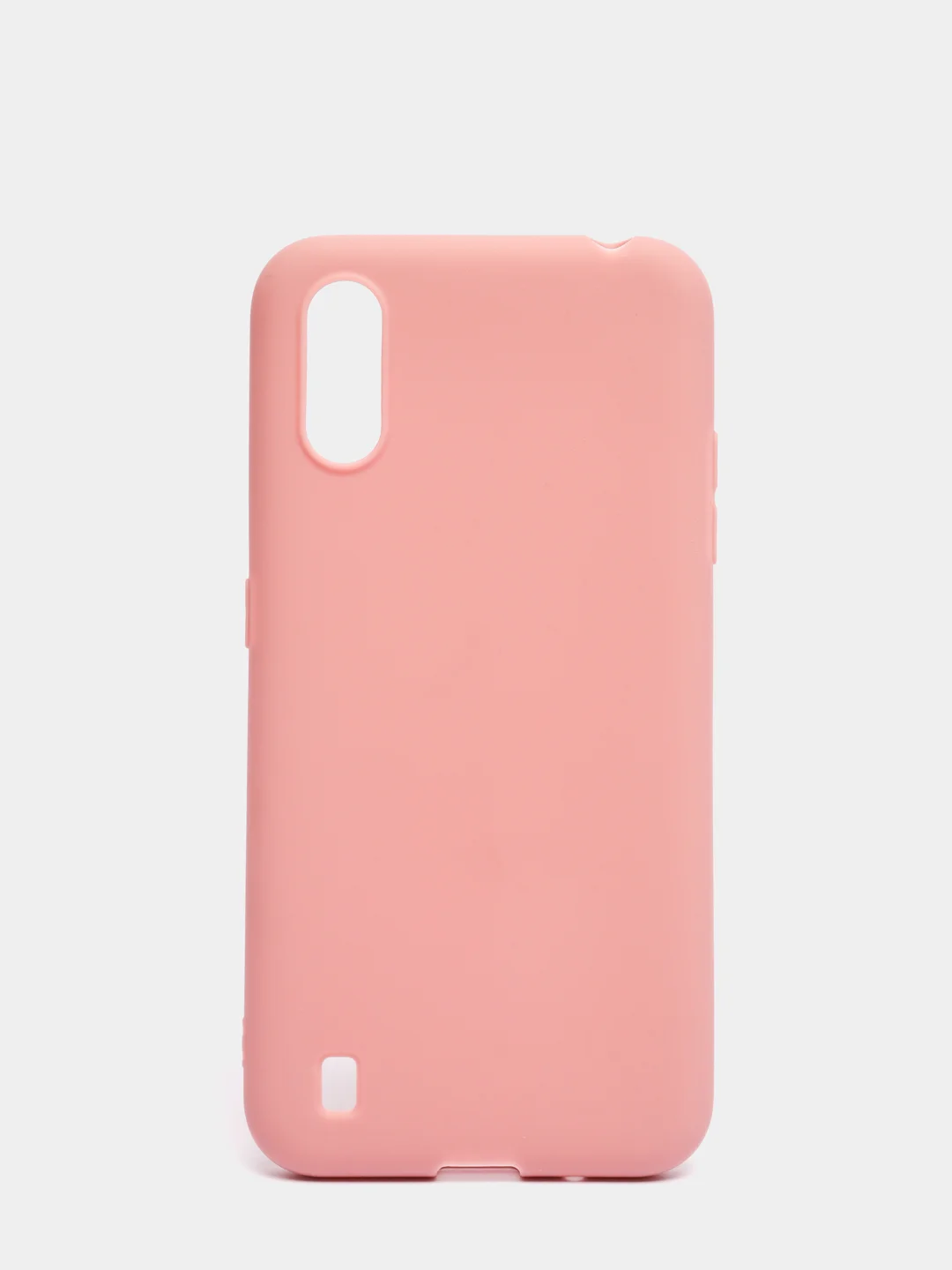 Коралловый меланж чехол Samsung Galaxy A01 / M01 / Самсунг Галакси А01 / М01 силиконовый цветной матовый
