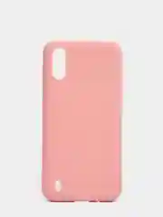 Коралловый меланж чехол Samsung Galaxy A01 / M01 / Самсунг Галакси А01 / М01 силиконовый цветной матовый