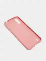 Коралловый меланж чехол Samsung Galaxy A01 / M01 / Самсунг Галакси А01 / М01 силиконовый цветной матовый