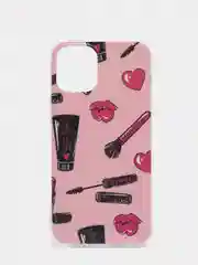 Пастельно-коралловый чехол iPhone 12 / 12 Pro, 12 Pro Max, 12 Mini чехол силиконовый с рисунком