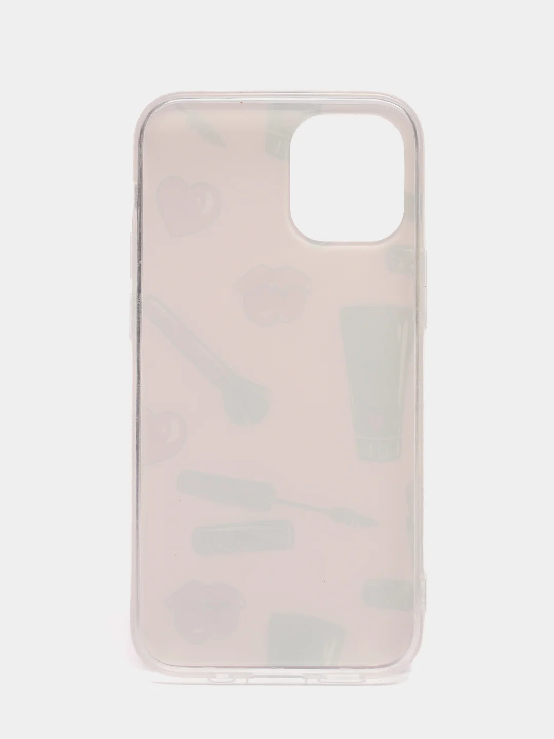 Пастельно-коралловый чехол iPhone 12 / 12 Pro, 12 Pro Max, 12 Mini чехол силиконовый с рисунком