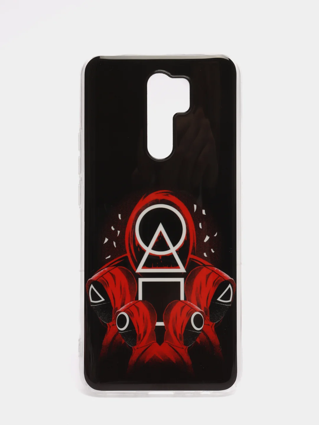 Кораллово-розовый чехол Xiaomi Redmi 9, Сяоми Редми 9 с рисунком Игра в кальмара