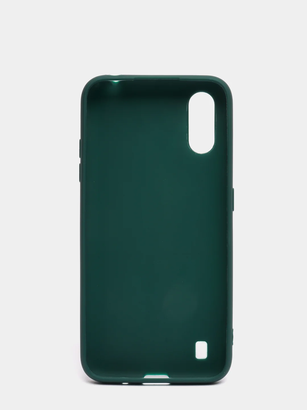 Зеленый чехол Samsung Galaxy A01 / M01 / Самсунг Галакси А01 / М01 силиконовый цветной матовый