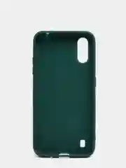 Зеленый чехол Samsung Galaxy A01 / M01 / Самсунг Галакси А01 / М01 силиконовый цветной матовый