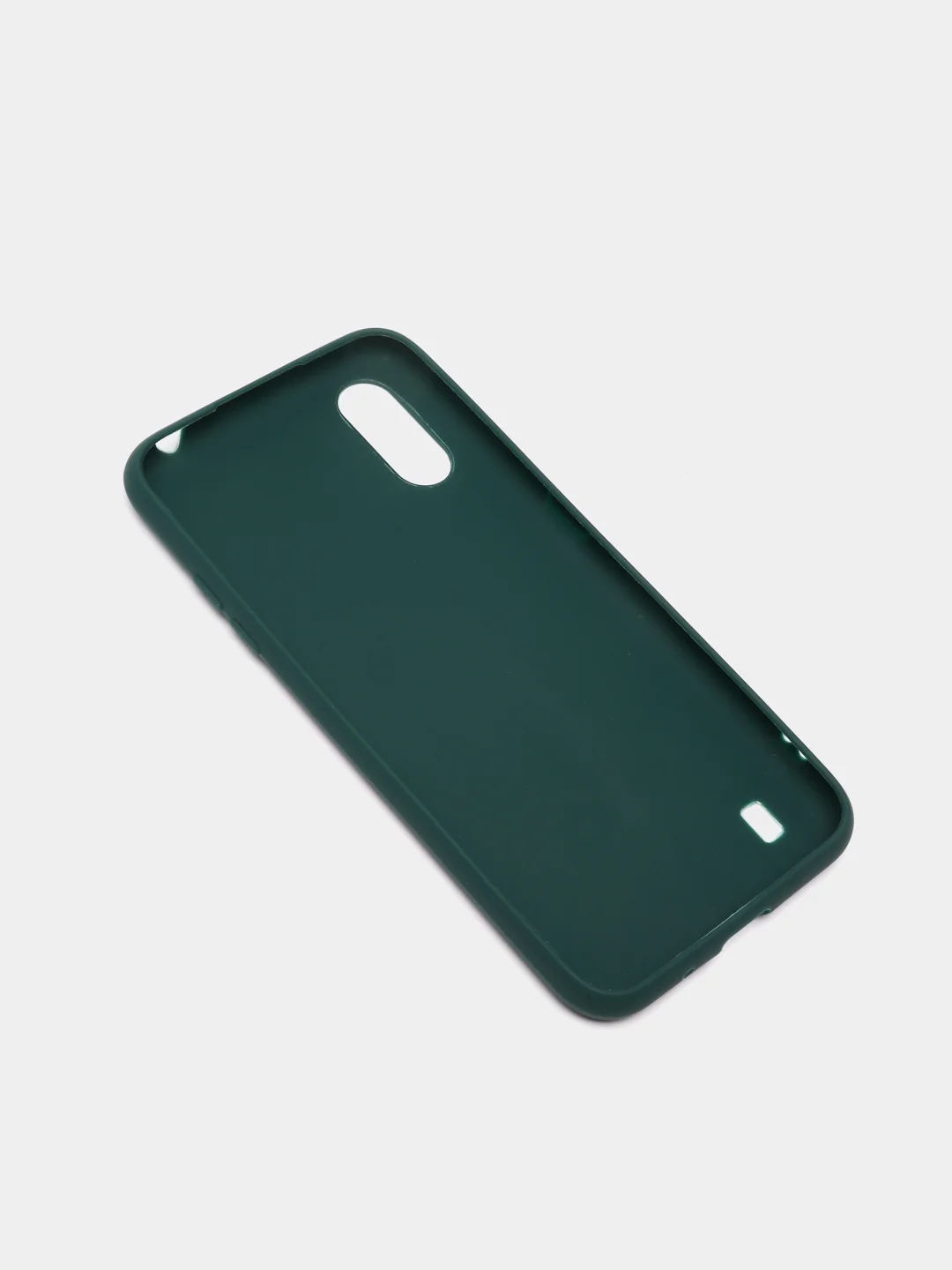 Зеленый чехол Samsung Galaxy A01 / M01 / Самсунг Галакси А01 / М01 силиконовый цветной матовый