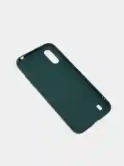 Зеленый чехол Samsung Galaxy A01 / M01 / Самсунг Галакси А01 / М01 силиконовый цветной матовый