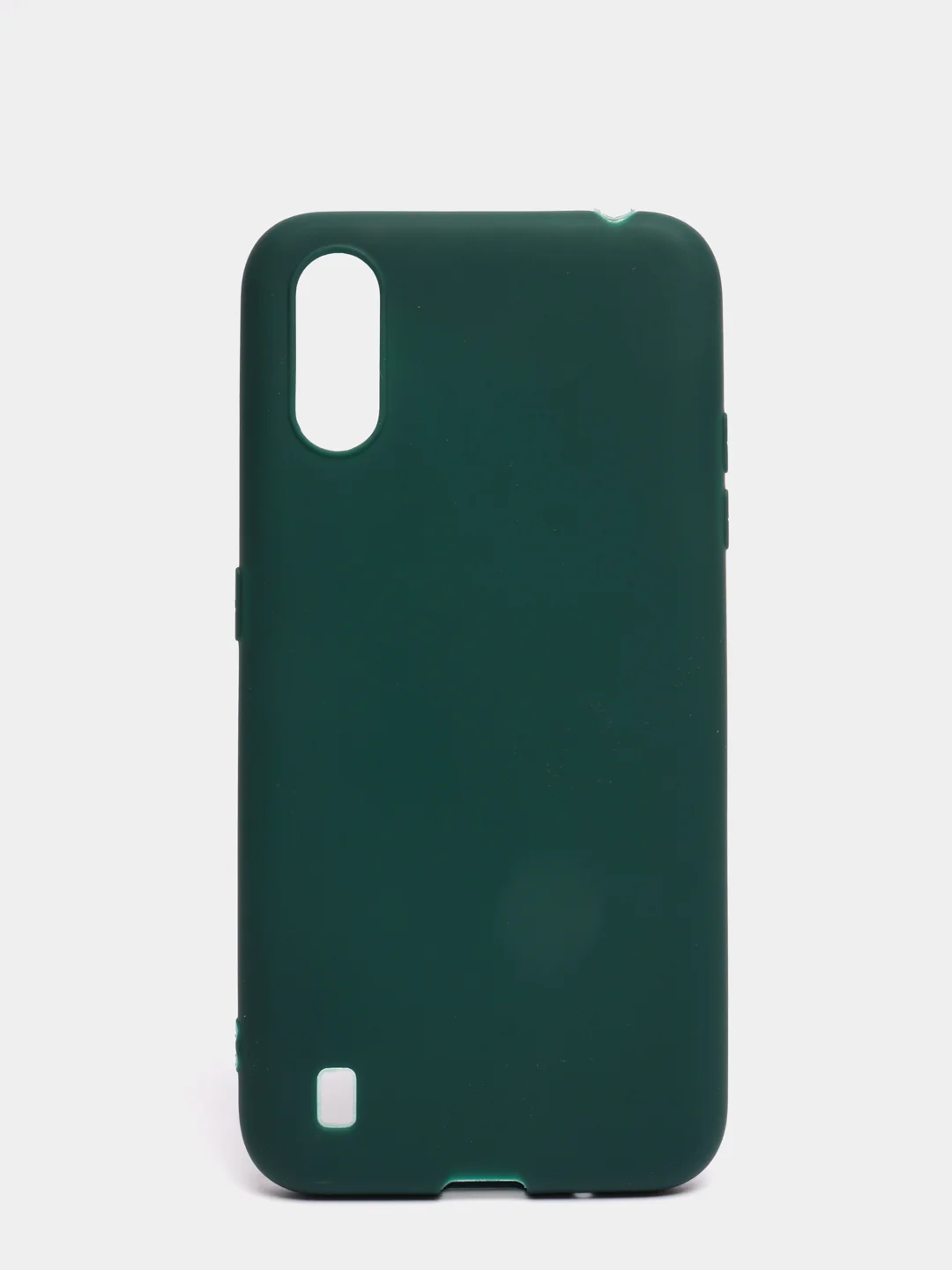 Зеленый чехол Samsung Galaxy A01 / M01 / Самсунг Галакси А01 / М01 силиконовый цветной матовый